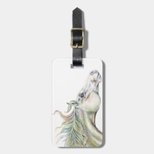 平和な馬 ラゲッジタグ (正面縦)