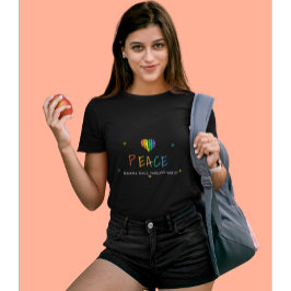 平和な魂、恐れを知らないハート | Peace Love Tシャツ