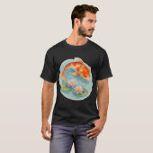 平和な鯉 Tシャツ (正面フル)