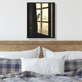 平和な鳩 キャンバスプリント (インサイチュ (寝室))