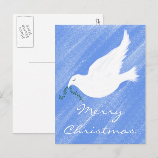 平和な鳩 シーズンポストカード (正面/裏面)