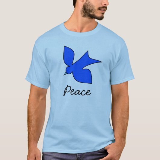 平和な鳩 Tシャツ (正面)