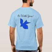 平和な鳩 Tシャツ (裏面)
