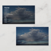 平和なStatocumulus (降る雨) 名刺 (正面/裏面)