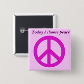 平和にしよう 缶バッジ (正面&裏面)
