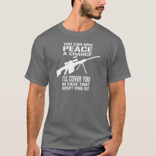 …平和にチャンスを与えることができます Tシャツ