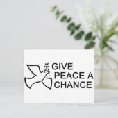 平和にチャンスを ポストカード (スタンド正面)