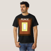 平和に暮らす - 人種の調和 2:  Tシャツ (正面フル)