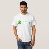 平和に移動（緑） Tシャツ (正面フル)