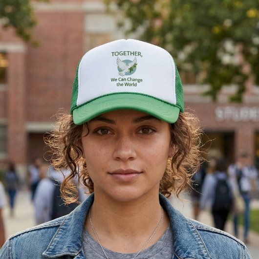 平和のために一緒に キャップ