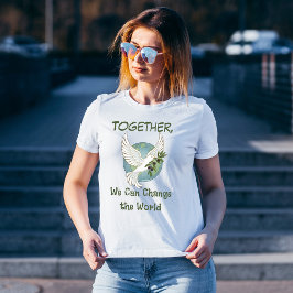 平和のために一緒に Tシャツ