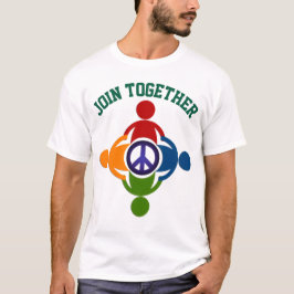平和のために団結しよう Tシャツ