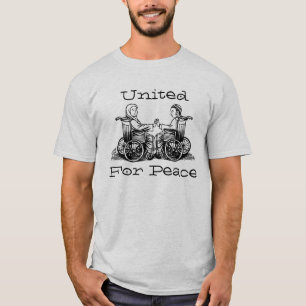 平和のために統一された Tシャツ