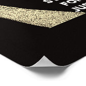 平和のために跪き、正義のために立つ ポスター (角)