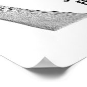 平和のために跪き、正義のために立つ ポスター (角)