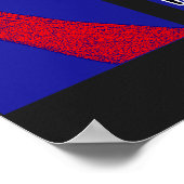 平和のために跪き、正義のために立つ ポスター (角)