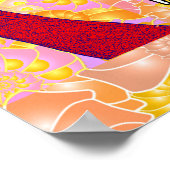 平和のために跪き、正義のために立つ ポスター (角)