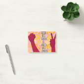 平和のために跪き、正義のために立つ(V2) ポストイット (オフィス)