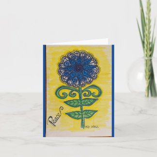 平和のためのひまわり カード