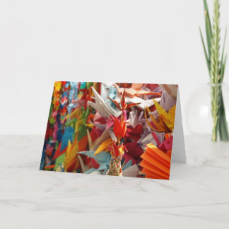 平和のためのクレーン カード