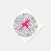 平和のためのダンス スタンダードカクテルナプキン (角)