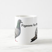 平和のためのハト コーヒーマグカップ (中央)