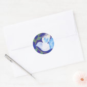 平和のための時間ステッカー ラウンドシール (封筒)