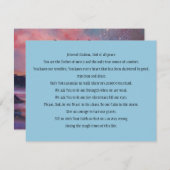 "平和のための祈りの言葉"祈りの言葉カード サンキューカード (正面/裏面)