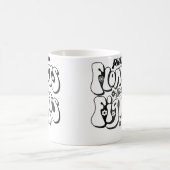 平和のための花を選び闘争を避けろ 70年代ビンテージ コーヒーマグカップ (中央)