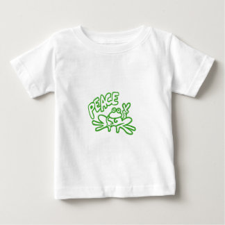 平和のカエル ベビーTシャツ