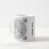 平和のケドゥロスの看護師  コーヒーマグカップ (正面左)