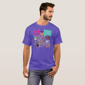 平和のコラージュ Tシャツ (正面フル)