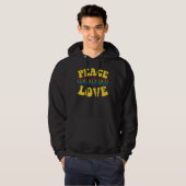 平和のサイン ラブ 60年代 70年代 タイダイ ヒッピーのハロウィン衣装C パーカ (正面フル)