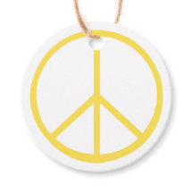 平和のサイン 黄色 グルービー カラフル ファン