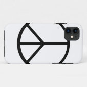 平和のサイン Case-Mate iPhoneケース (裏面(横))
