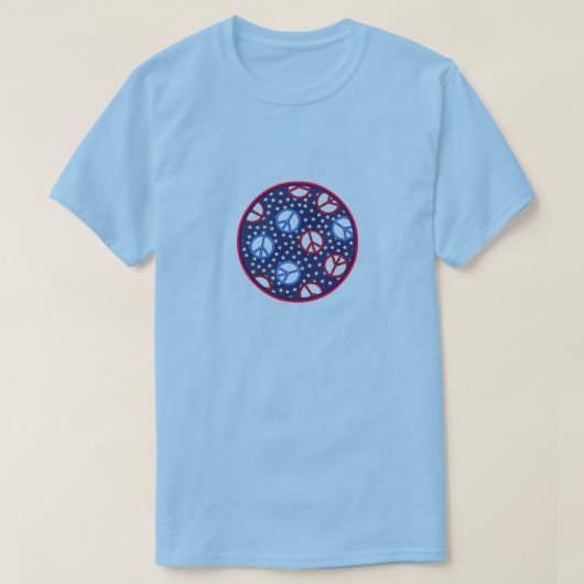 平和のサイン Tシャツ (デザイン正面)