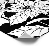 平和のシルエット – 白黒自然ポスター ポスター (角)