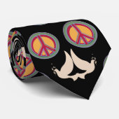 平和のシンボルと鳩のネクタイ ネクタイ (ロール)