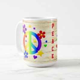 平和のシンボル コーヒーマグカップ