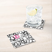 平和のシンボル スクエアペーパーコースター (インサイチュ)