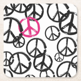 平和のシンボル スクエアペーパーコースター