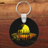 平和のシンボル：ドーム・オブ・ザ・ロック キーホルダー (正面)