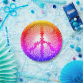 平和のシンボル ペーパープレート (パーティー)