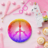 平和のシンボル ペーパープレート (パーティー)