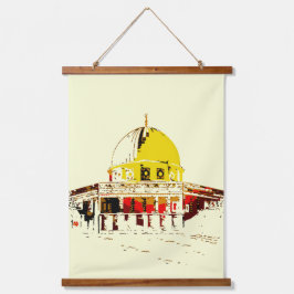 平和のシンボル – ロックトラベルのドーム 吊り下げ型タペストリー