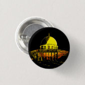 平和のシンボル:ロックボタンのドーム 缶バッジ (正面&裏面)