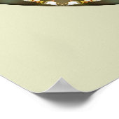 平和のハートからのマンダラ第5号 ポスター (角)