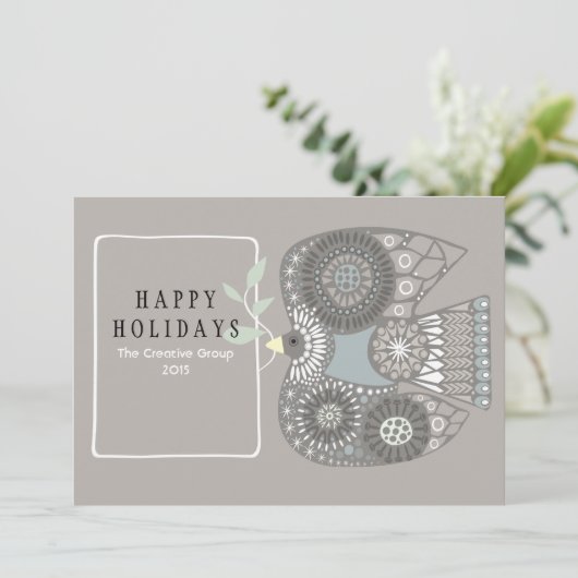 平和のホリデイダヴ グリーティングカード シーズンカード (スタンド正面)