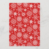 平和のホリーデイ　ホリーの枝とクリスマスの挨拶 シーズンカード (裏面)