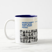 平和のマグカップを欲する ツートーンマグカップ (左)